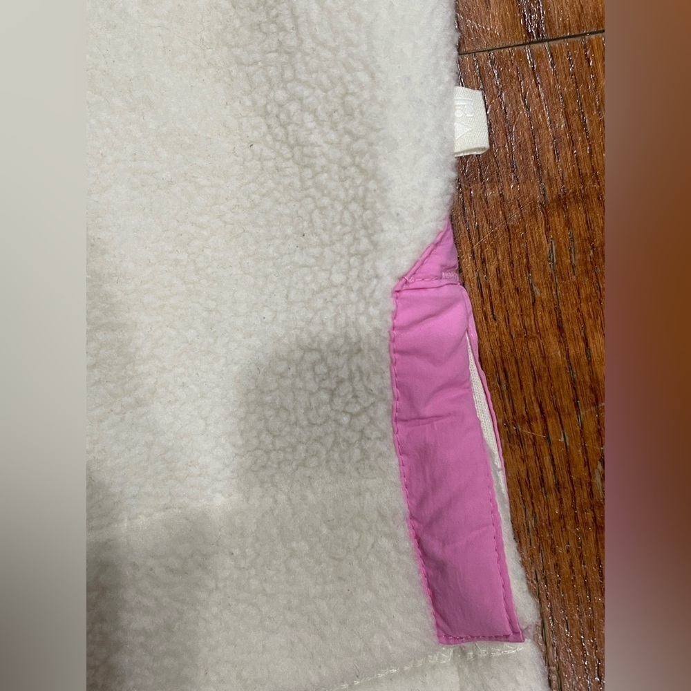 Free Assembly Stylish Fleece Jacket - Cream, Pink, Tan - Picture 4 of 13
